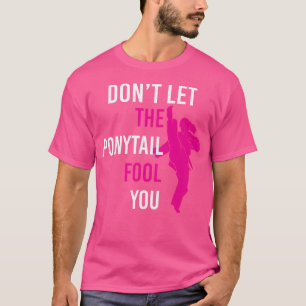 T-shirt Ne Laisse Pas Le Ponytail Vous Drôle Karate