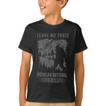 Ne laissez aucun trace America National Parks Shir