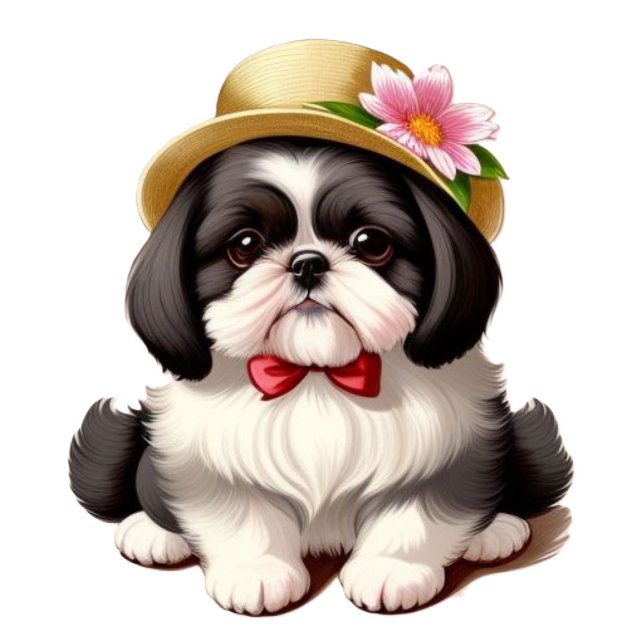 T-Shirt Ne laissez jamais votre animal de compagnie derriè (Cute Shih Tzu T-Shirt!)