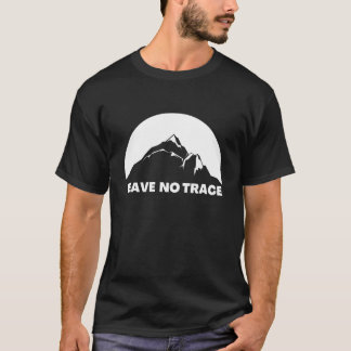T-shirt Ne laissez pas de trace Hills Montagnes