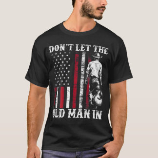 T-shirt Ne laissez pas entrer le vieil homme dans le drape