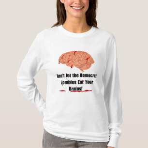 T-shirt Ne laissez pas les zombies démocrates vous dévorer