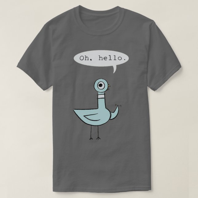 T-shirt Ne laissez pas Pigeon conduire l'autocar (Design devant)