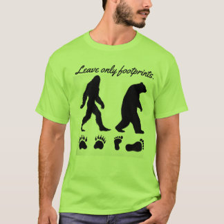 T-shirt Ne laissez que des empreintes.