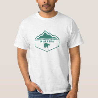 T-shirt Ne laissez rien d'autre que des empreintes en Alas
