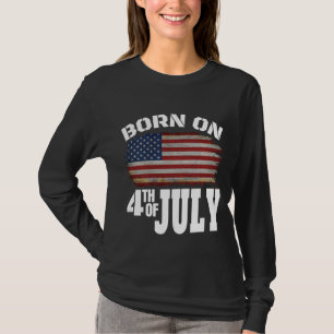 T-Shirt NÉ LE 4 JUILLET