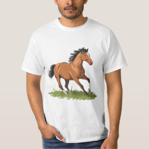 T-SHIRT NÉ LIBRE CHEVAL