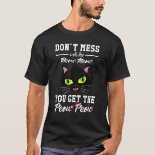T-shirt Ne Maîtrisez Pas Avec Meow Cat Kitten Idée De Chat