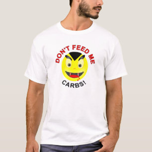 T-shirt Ne m'alimentez pas le vampire de glucides pour des