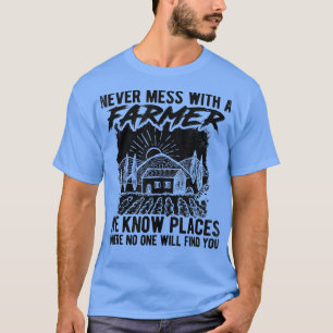 T-shirt Ne Manquez Jamais Avec Un Agriculteur Nous Connais