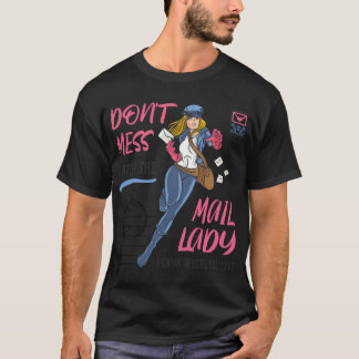 T-shirt Ne Manquez Pas Avec La Dame De La Poste Pour Le Tr
