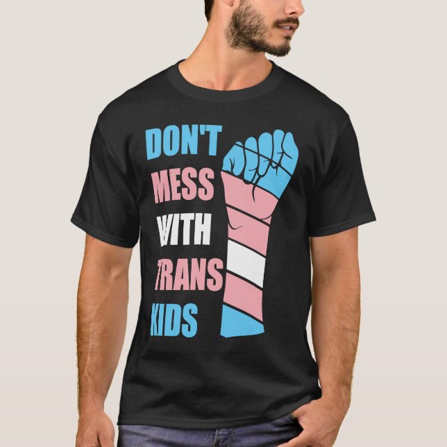 T-shirt Ne manquez pas avec Trans Kids Texas Protect Trans (Devant)