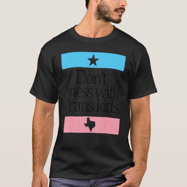 T-shirt Ne manquez pas avec Trans Kids Texas Protect Trans (Devant)