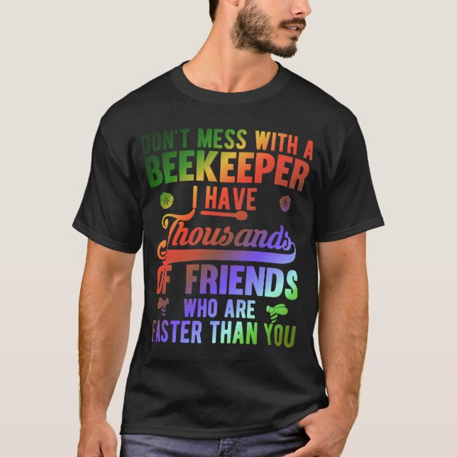 T-shirt Ne manquez pas avec un apiculteur apiculteur apicu (Devant)