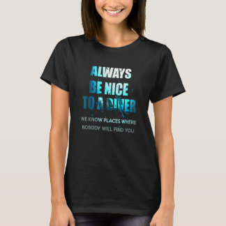 T-shirt Ne Manquez Pas De Faire De La Plongée Sous-Marine