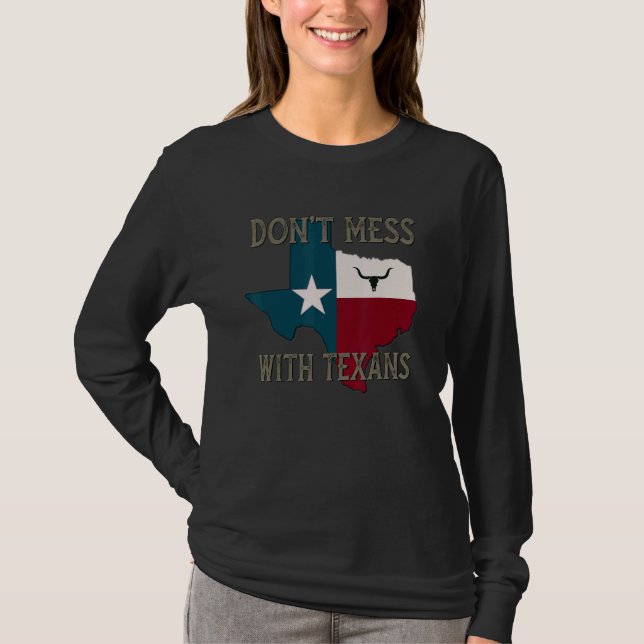 T-shirt Ne manquez pas le Texas Longhorn Lone Star Stat (Devant)