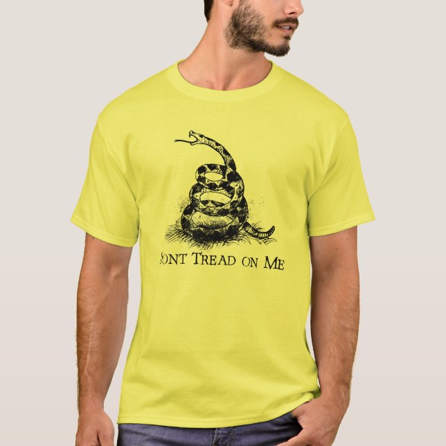 T-shirt Ne marchez pas sur moi (Devant)