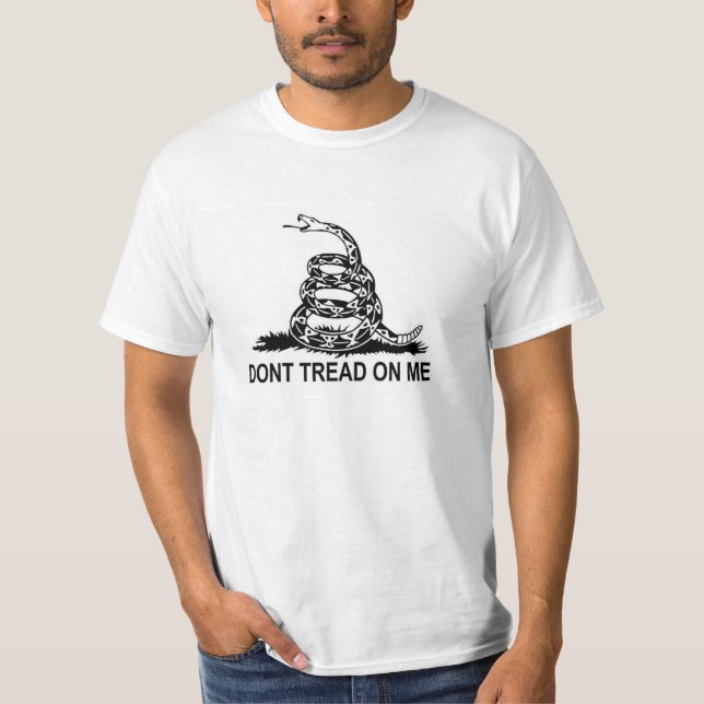 T-shirt Ne marchez pas sur moi le 2ème amendement de (Devant)
