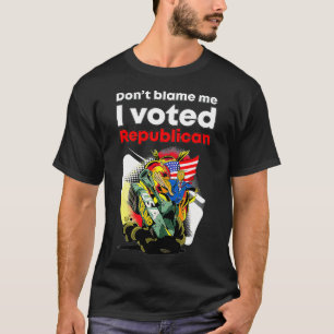 T-shirt Ne me blâmez pas d'avoir voté Trump Tank républica