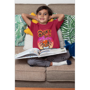 T-shirt Ne me bourre pas Je lis mignon araignée