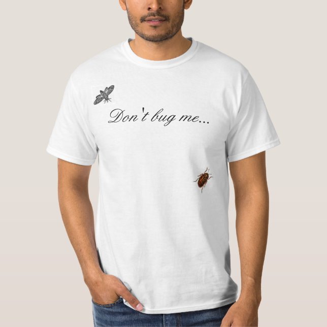 T-shirt "Ne me branchez pas sur table d'écoute…" Taxonomie (Devant)