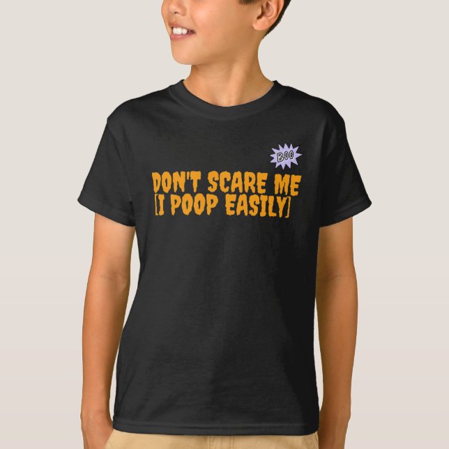 T-shirt ne me fais pas peur [Je me fais chier facilement] (Devant)