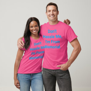 T-shirt Ne me harcèle pas Hankamer Artjunkhaus Memorial Fu
