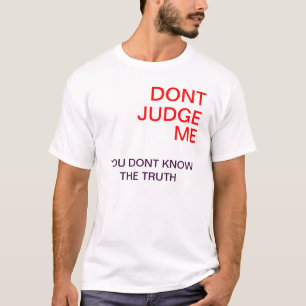 T-shirt Ne me jugez pas