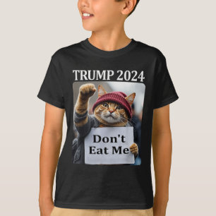 T-shirt Ne me mangez pas de chats pour Trump 2024 1