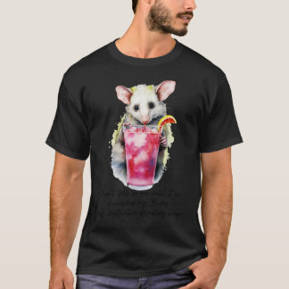T-shirt Ne me parlez pas jusqu'à ce que j'aie terminé mon 
