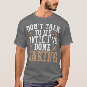 T-shirt Ne me parlez pas tant que je n'ai pas fini de cuir