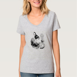 T-shirt Ne me pressez pas, Dernière minute, lapin de fin d