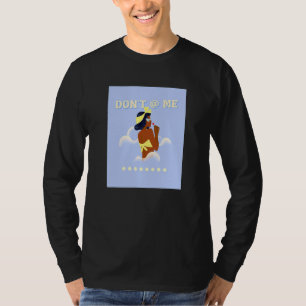 T-shirt Ne m'en veuillez pas Black Girl Luxe Marron Plage