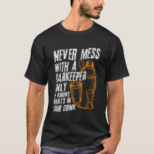 T-shirt Ne Mess Jamais Avec Un Gardien Seulement Il Connaî