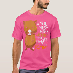 T-shirt Ne Mess Pas Avec Le Wombat