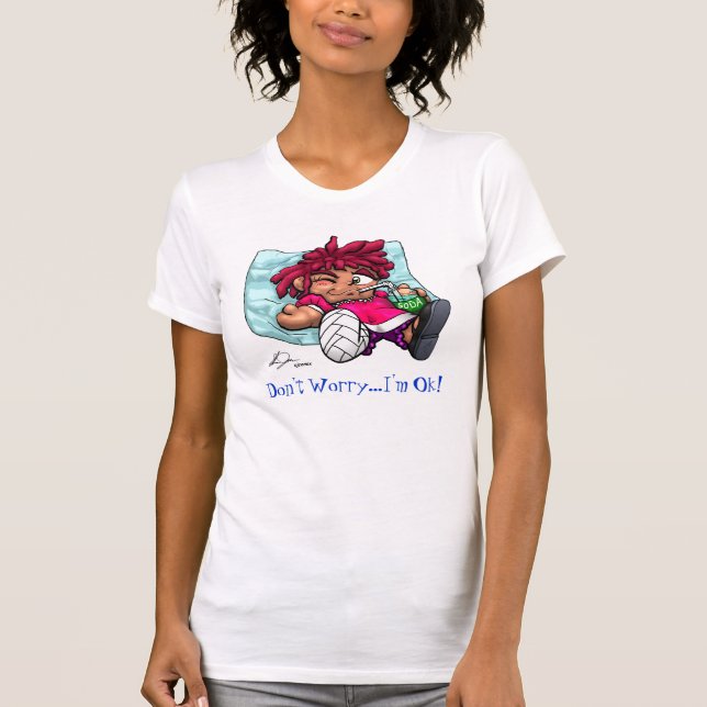T-shirt Ne m'inquiétez pas… suis correct ! (Devant)