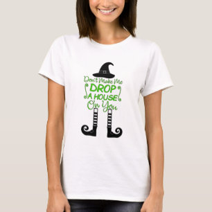 T-shirt Ne m'oblige pas à déposer une maison sur toi