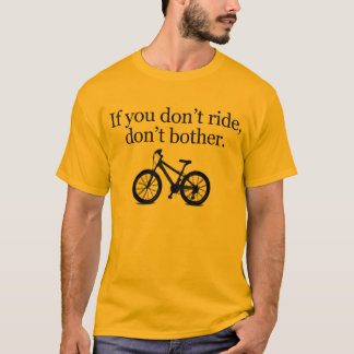T-shirt Ne montez pas la pièce en t (MTB)