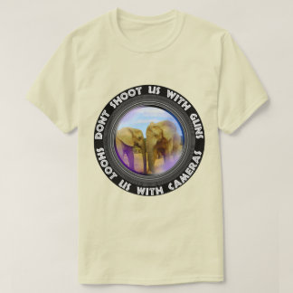 T-shirt Ne nous tirez pas sur les éléphants Blue Sky