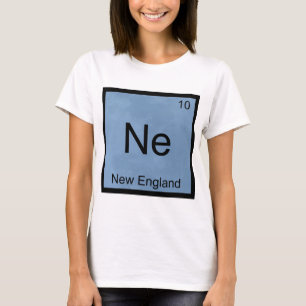 T-shirt Ne - Nouvelle-Angleterre Chimie Drôle Élément Symb