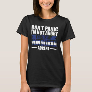 T-shirt ne paniquez pas Je ne suis pas en colère est hondu