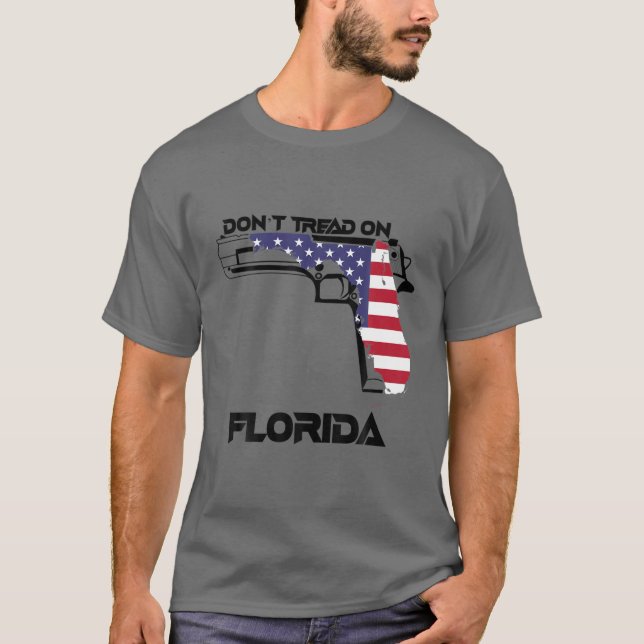 T-shirt Ne parcourez pas ma Floride (Devant)