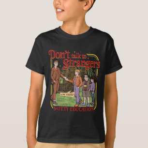 T-shirt Ne Parlez Pas Aux Inconnus Drôle M. Machin _