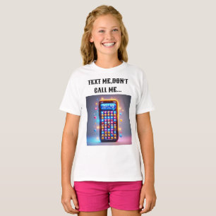 T-shirt Ne pas appeler Tee Design.