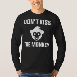 T-shirt Ne pas baiser la varicelle singe