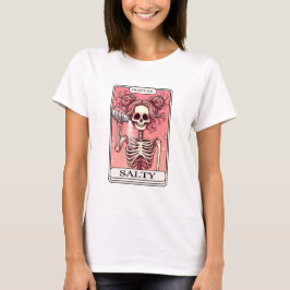 T-shirt Ne pas être salé Squelette Tarot