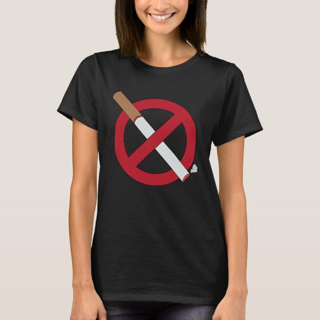 T-shirt Ne pas fumer (Devant)