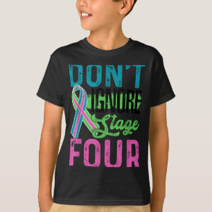 T-shirt Ne pas ignorer le cancer du sein métastatique de s
