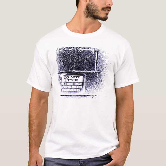 T-shirt Ne pas laisser (Devant)