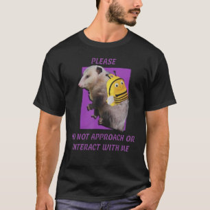 T-shirt Ne Pas M'Approcher Ou Interagir Avec Moi